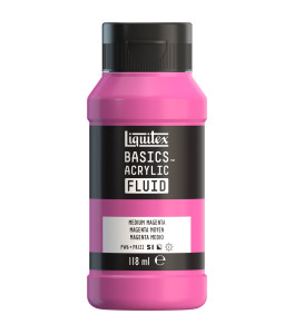 Farba akrylowa płynna Liquitex Basics 118ml Medium Magenta